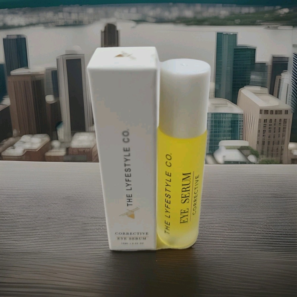The Lyfestyle Co. Corrective Eye Serum .33 Oz Vegan Hydration New‎ In Box